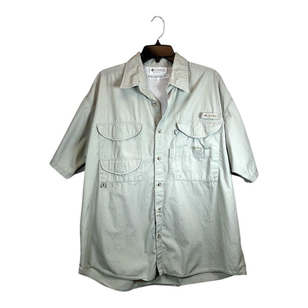 Columbia PFG Short Sleeve Vented Fishing Shirt Large